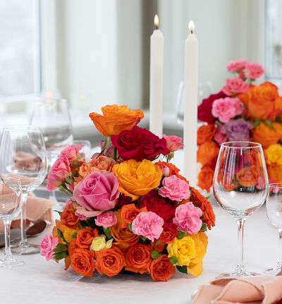 Borddekorasjon fargerik Borddekorasjon fargerik